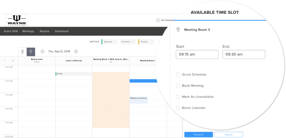 Room Master Calendar