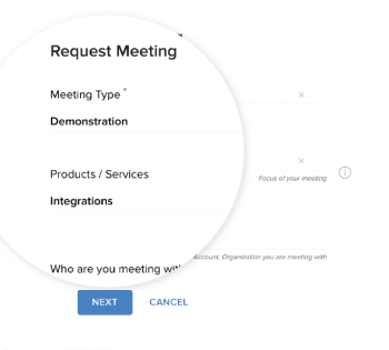 request meeting